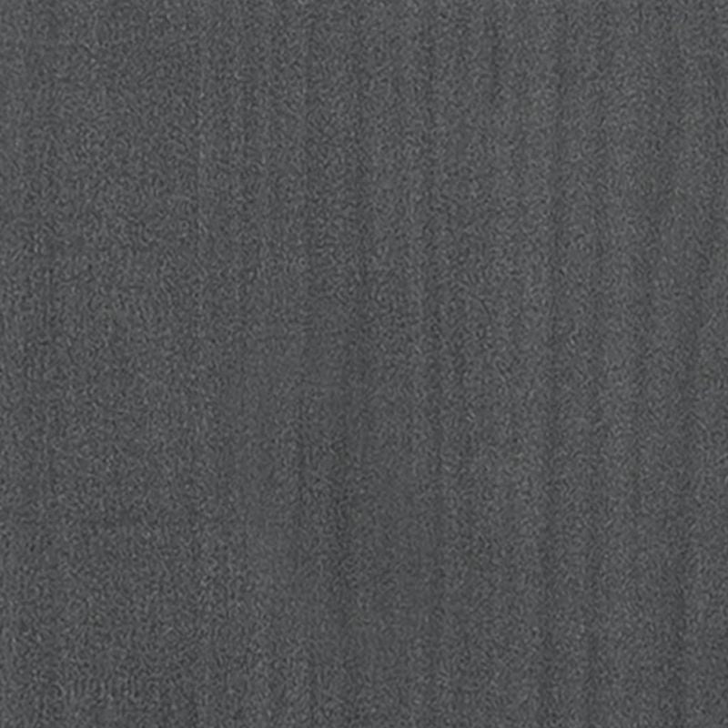 Træseng 200x200 cm Grå 5906452264197