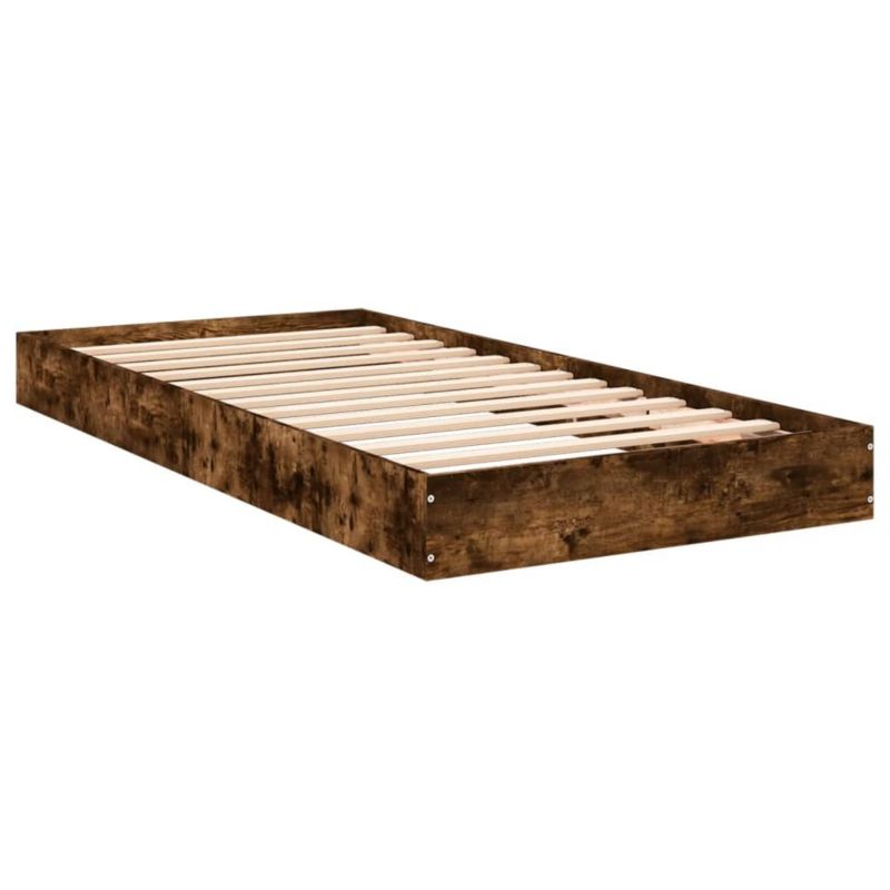 Træseng 75x190 cm Brun WM-842081