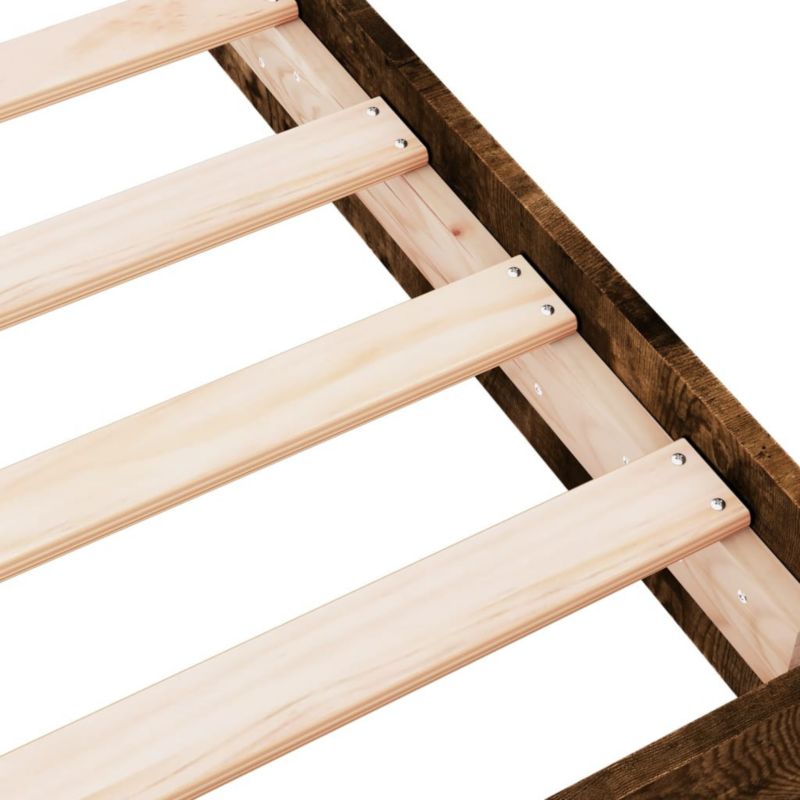 Træseng 75x190 cm Brun WM-842081