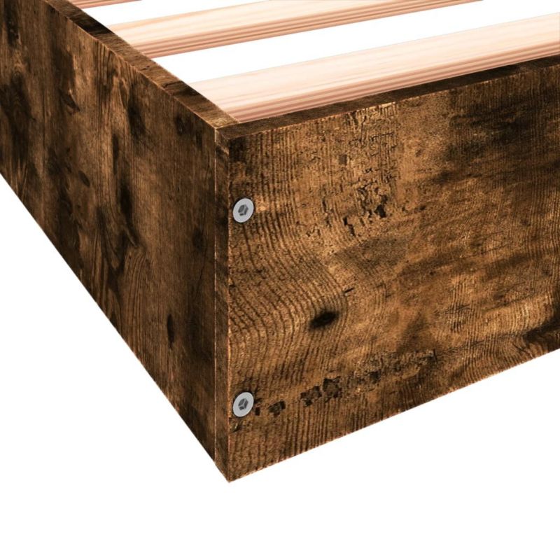 Træseng 75x190 cm Brun WM-842081