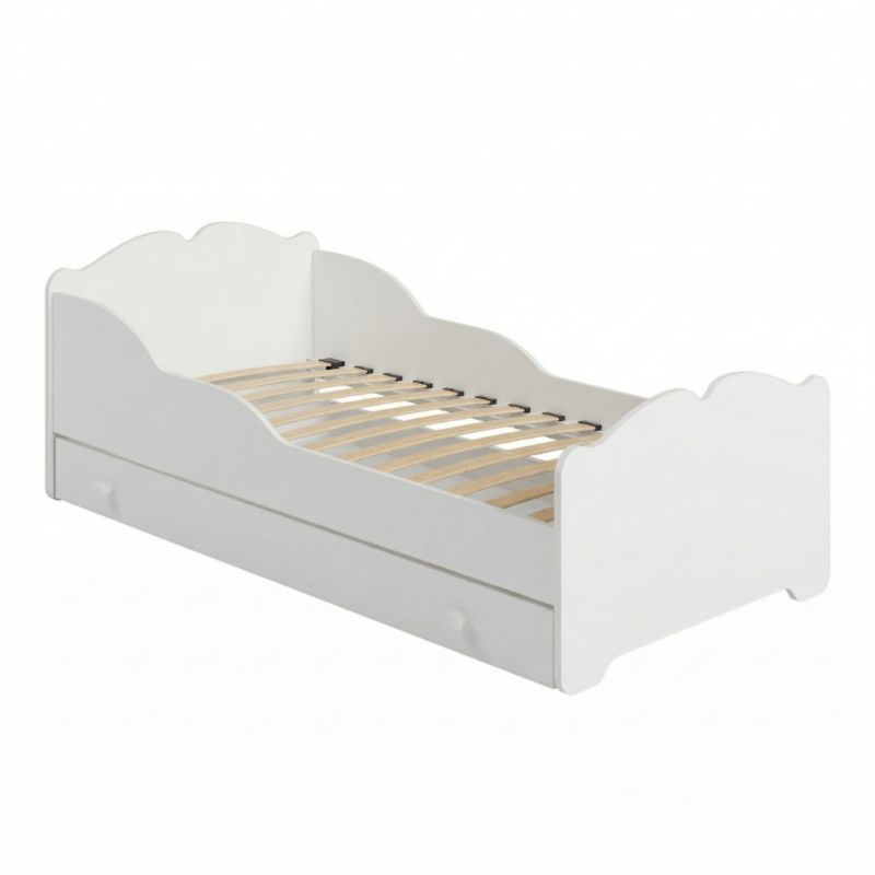 Børneseng ANNA med Skuffe 160x80 cm Hvid