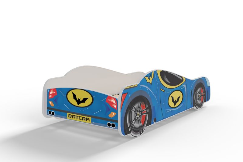 Børneseng Batcar 160x80 cm Flerfarvet