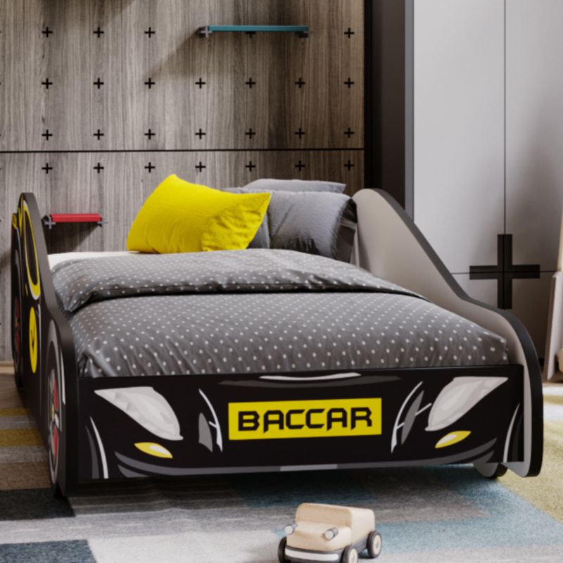 Børneseng Kobi Auto Batcar Black 140x70 cm