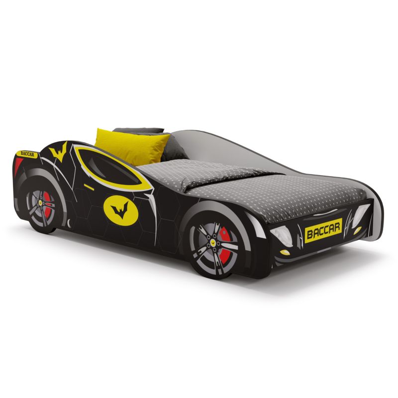 Børneseng Auto Batcar Black 160x80 cm