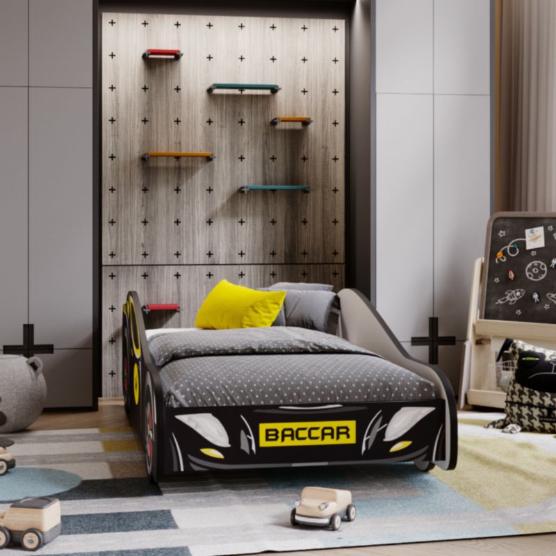 Børneseng Auto Batcar Black 160x80 cm