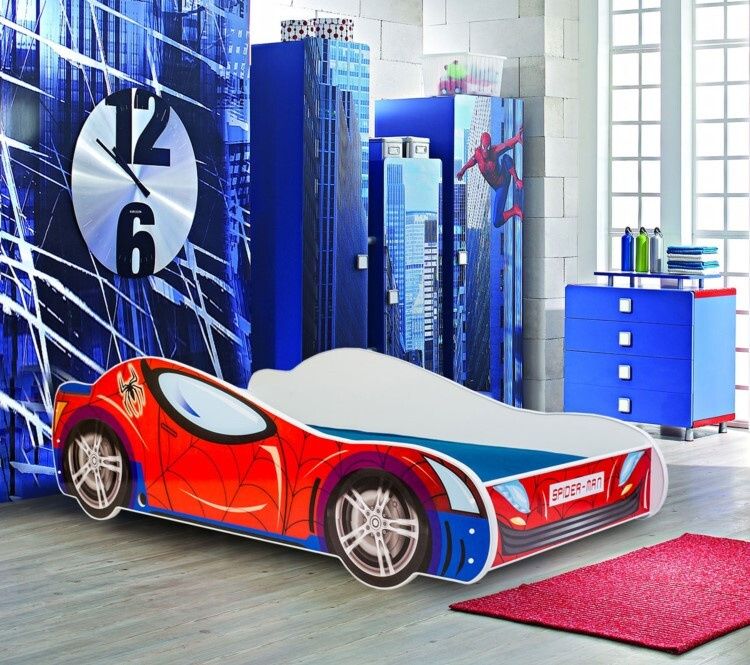 Børneseng Auto Spider 160x80 cm