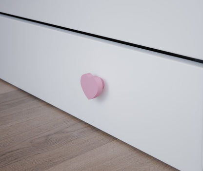 Børneseng EMMA 160x80 cm Hvid med Rosa