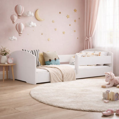 Børneseng Montessori LEO 160x80 cm Hvid