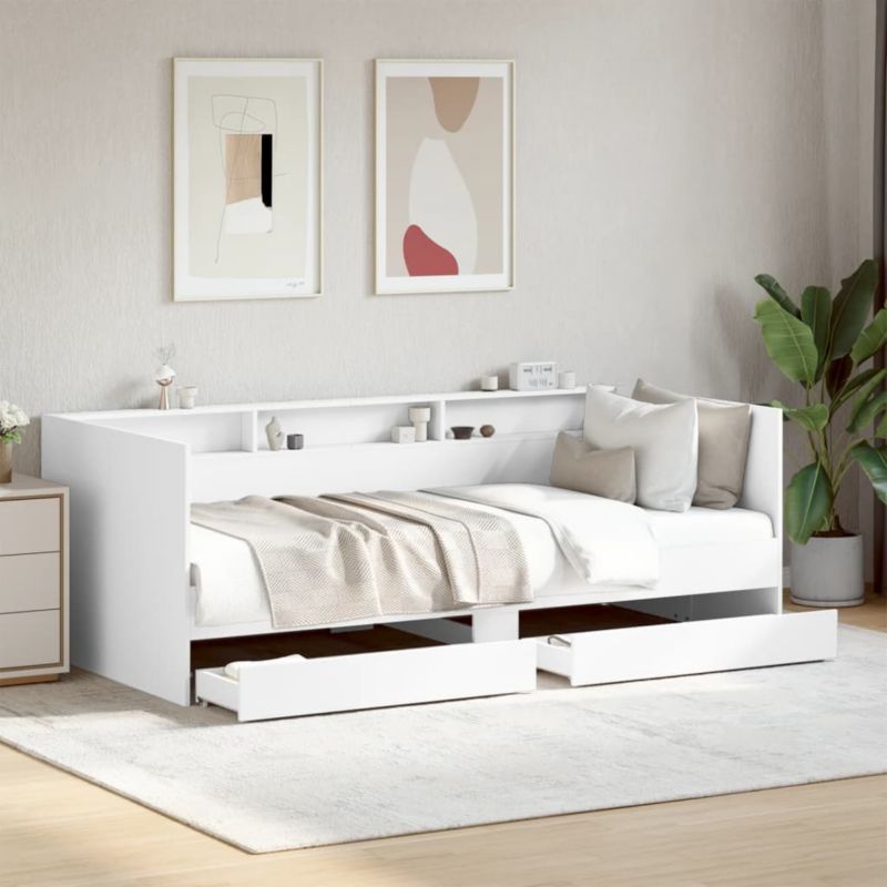 Dagseng 90x190 cm Hvid