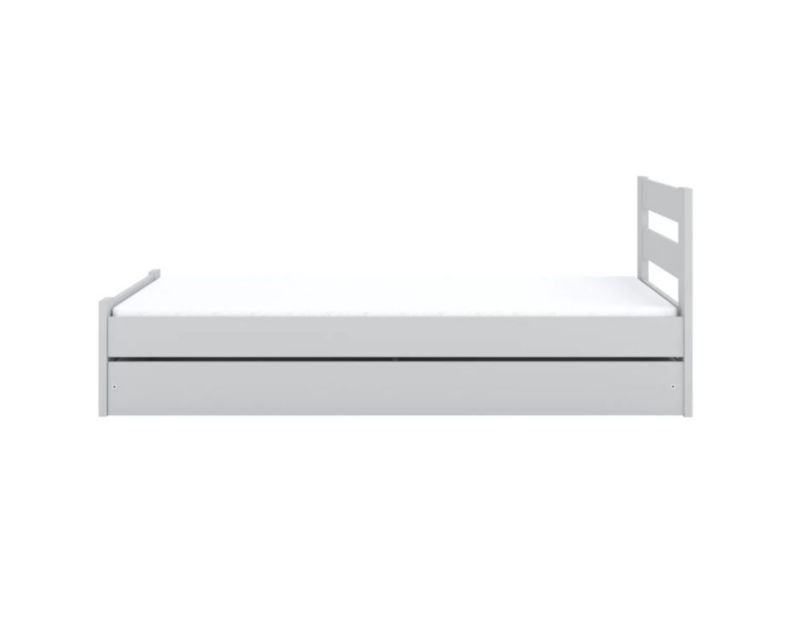 Børneseng Emil 180x90 cm med Skuffe Hvid