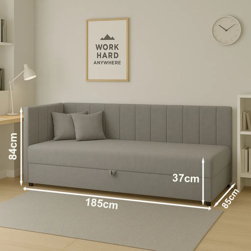 Kontinentalseng Sofaro 80x180 cm Beige