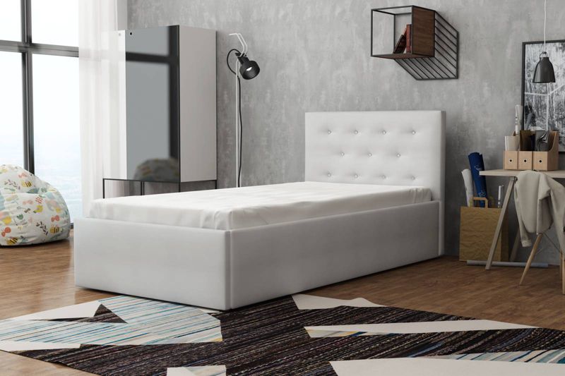 Ungdomsseng Bonni Star 80x180 cm Hvid