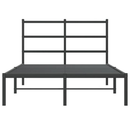 Metalseng 120x190 cm med Gavl Sort
