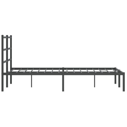 Metalseng 120x190 cm med Gavl Sort