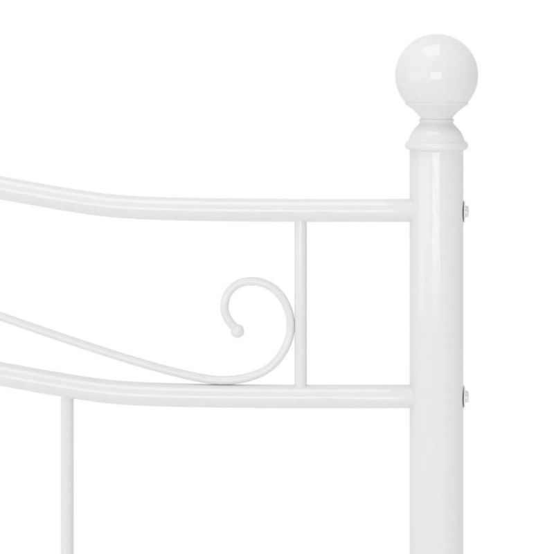 Metalseng 140x200 cm Hvid WM-324998