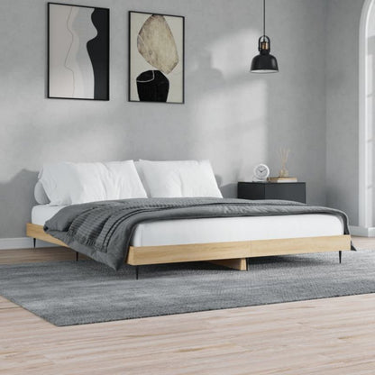 Metalsenge 140x200 cm Brun WM-832248