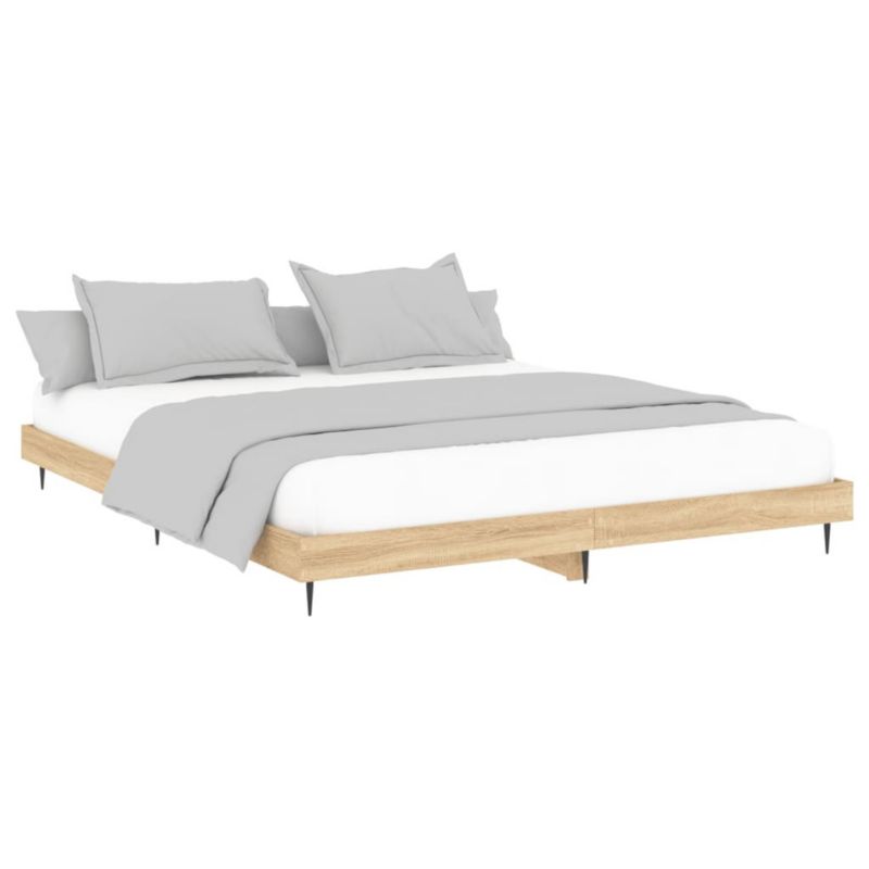 Metalsenge 140x200 cm Brun WM-832248