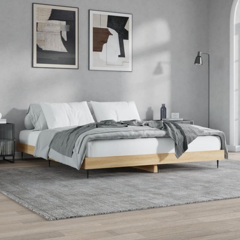 Metalsenge 140x200 cm Brun WM-832248