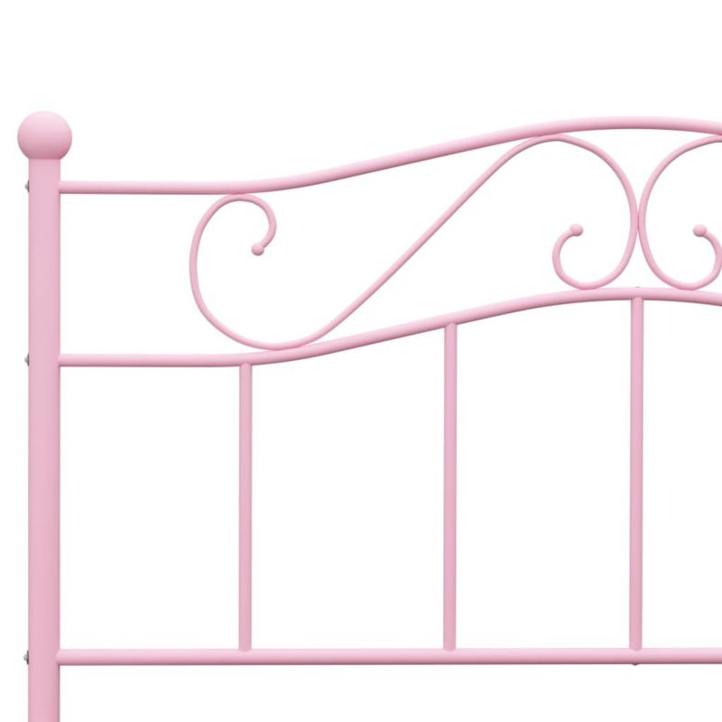 Metalsenge 140x200 cm Rosa