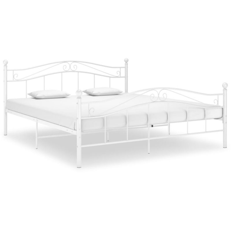 Metalsengeramme 180x200 cm Hvid WM-325004