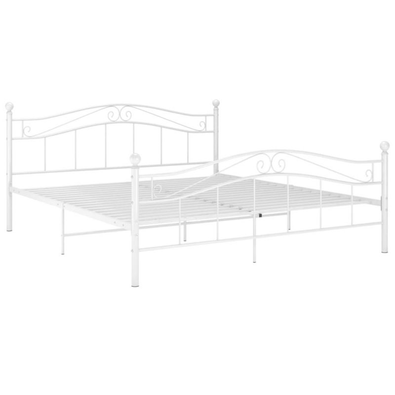 Metalsengeramme 180x200 cm Hvid WM-325004