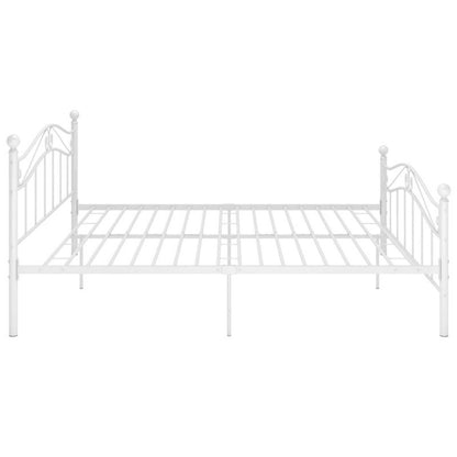 Metalsengeramme 180x200 cm Hvid WM-325004