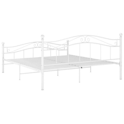 Metalsengeramme 180x200 cm Hvid WM-325004