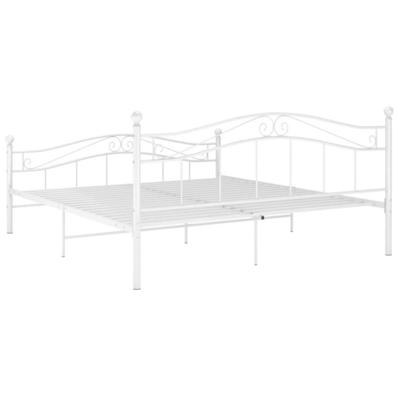 Metalsengeramme 180x200 cm Hvid WM-325004