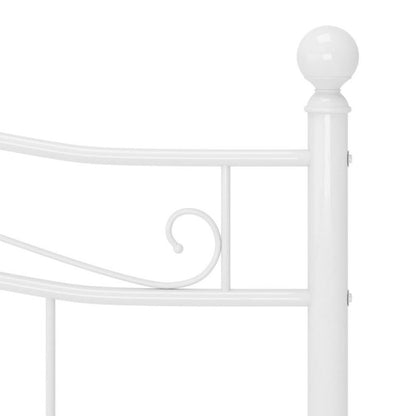 Metalsengeramme 180x200 cm Hvid WM-325004