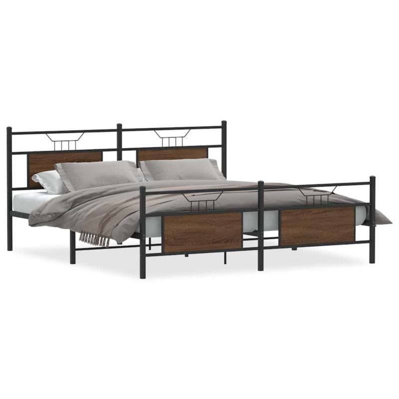 Metalseng 180x200 cm Brun WM-3325103