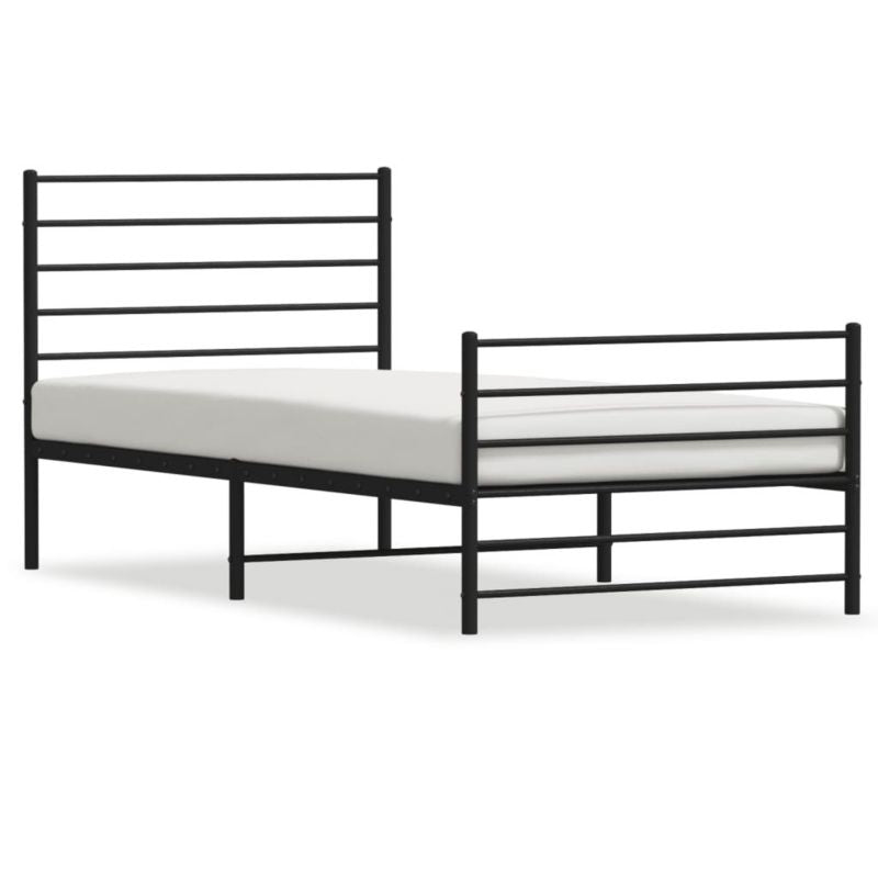 Metalseng 80x200 cm Sort