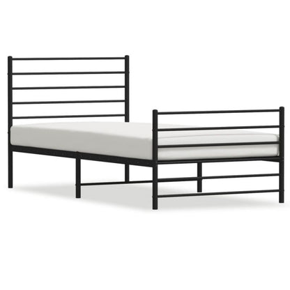Metalseng 80x200 cm Sort