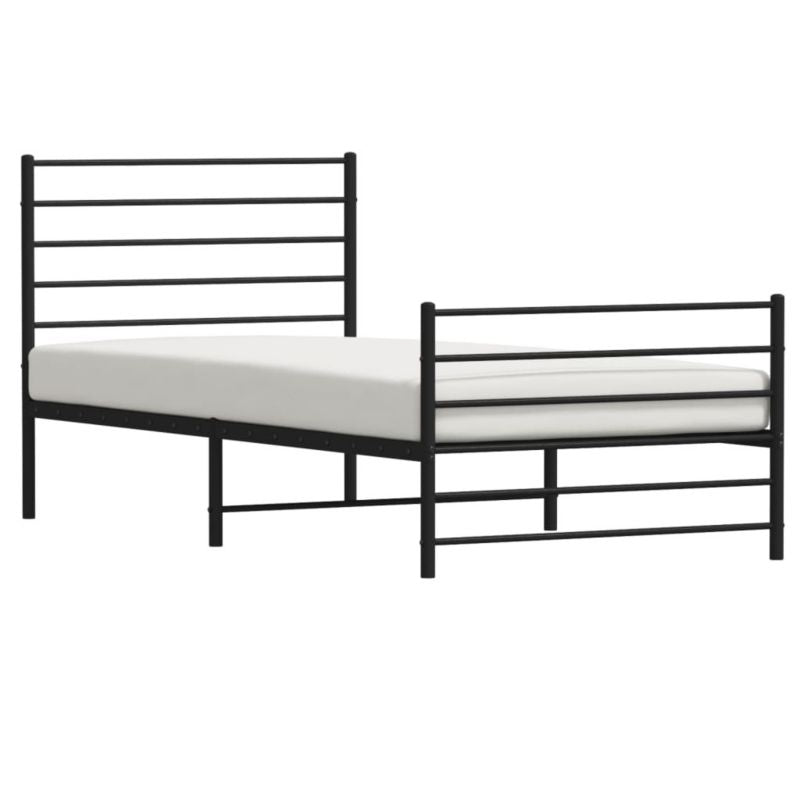 Metalseng 80x200 cm Sort