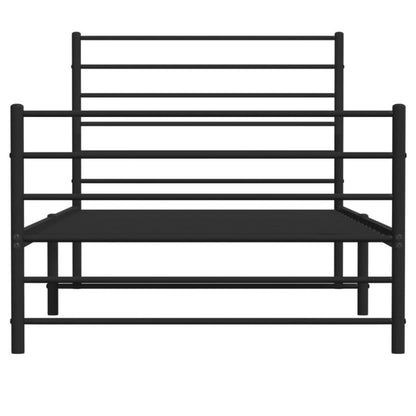 Metalseng 80x200 cm Sort