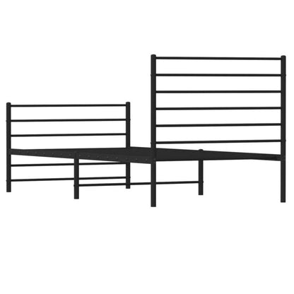 Metalseng 80x200 cm Sort