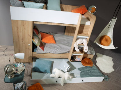 Køjeseng Antresola SMART 2 Hvid 254x94x165 cm