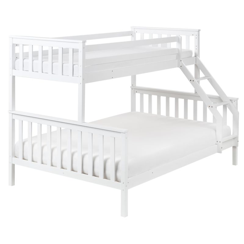 Køjeseng Fyrretræ Bierne 90/140x200 cm Hvid