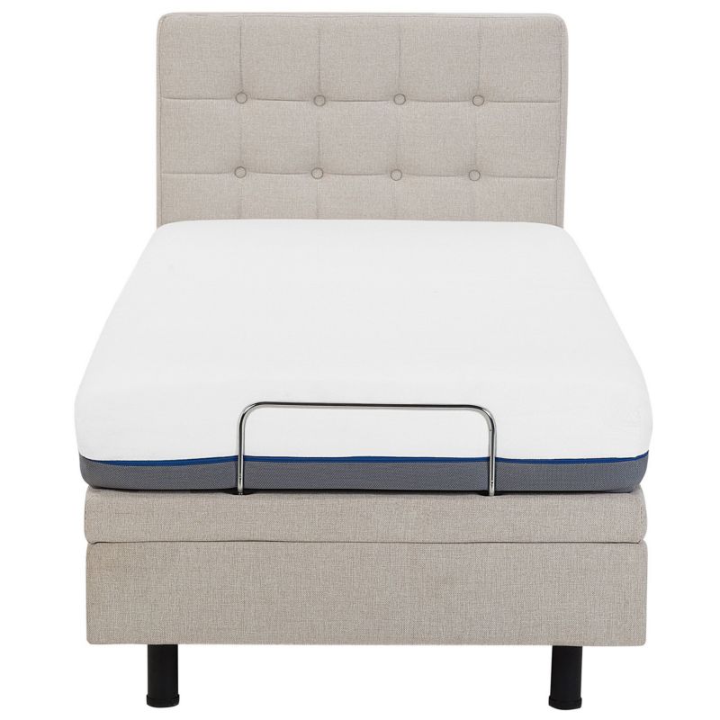 Justerbar Seng Duke 90x200 cm Beige