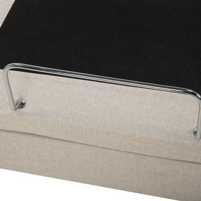 Justerbar Seng Duke 90x200 cm Beige
