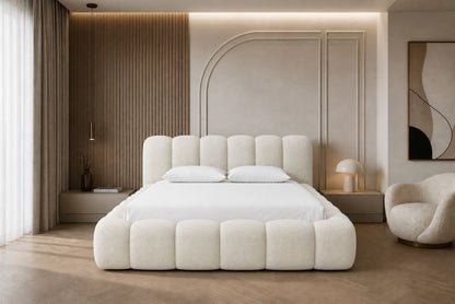 Tapiceret Seng SOFELLO Bubi 180x200 cm Hvid