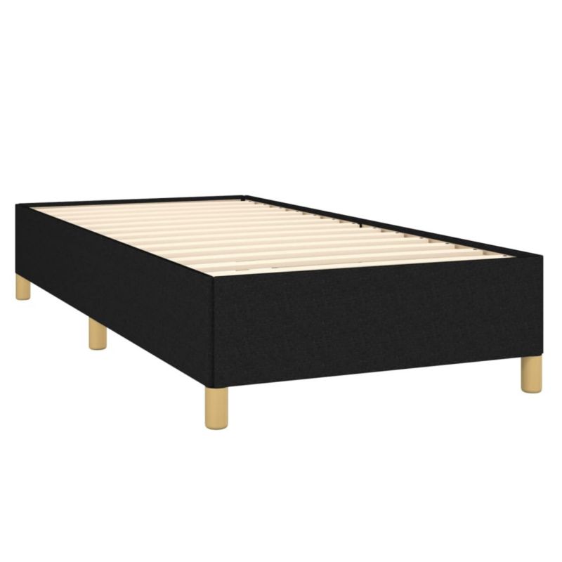Polstret Seng 90x190 cm Sort