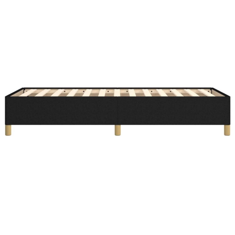 Polstret Seng 90x190 cm Sort