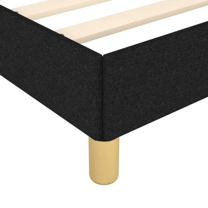 Polstret Seng 90x190 cm Sort
