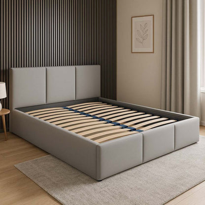Polstret Seng Bonni VELORA 140x200 Sort Velour