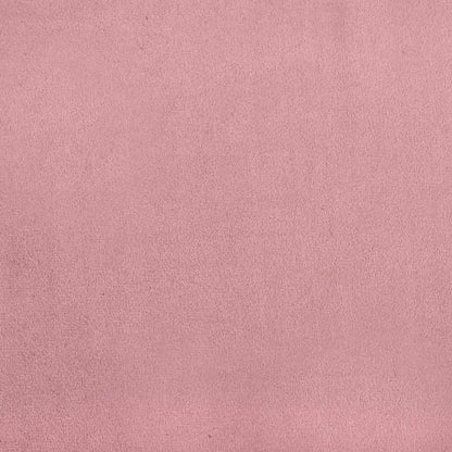 Boxspringseng 80x210 cm Rosa Fløjl