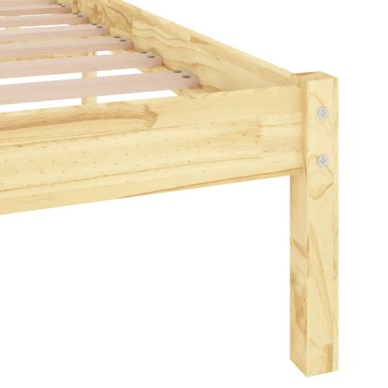 Seng VidaXL Massiv Fyrretræ 120x190 cm