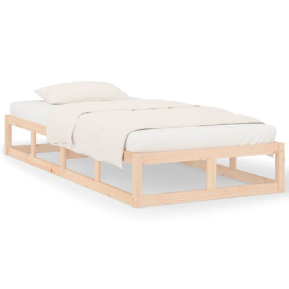 Seng VidaXL Træ Stabil Lægter 75x190 cm Brun