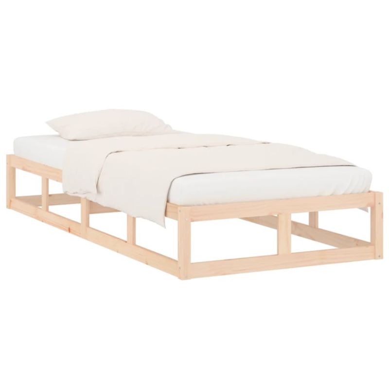 Seng VidaXL Træ Stabil Lægter 75x190 cm Brun