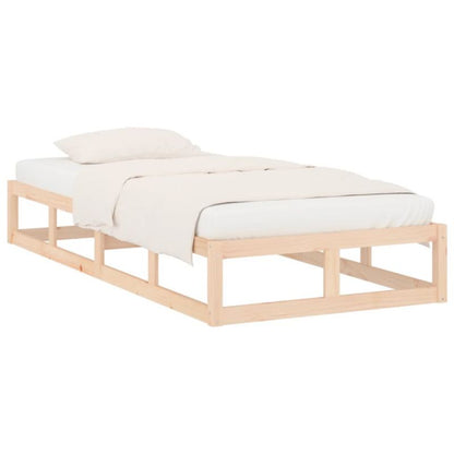 Seng VidaXL Træ Stabil Lægter 75x190 cm Brun