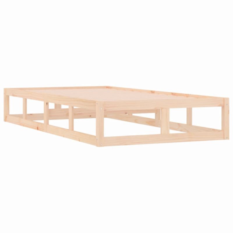 Seng VidaXL Træ Stabil Lægter 75x190 cm Brun